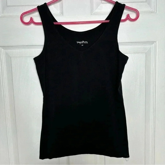 Signature by Suzy Sheir Tank Top Black Size  Small - Picture 1 of 16